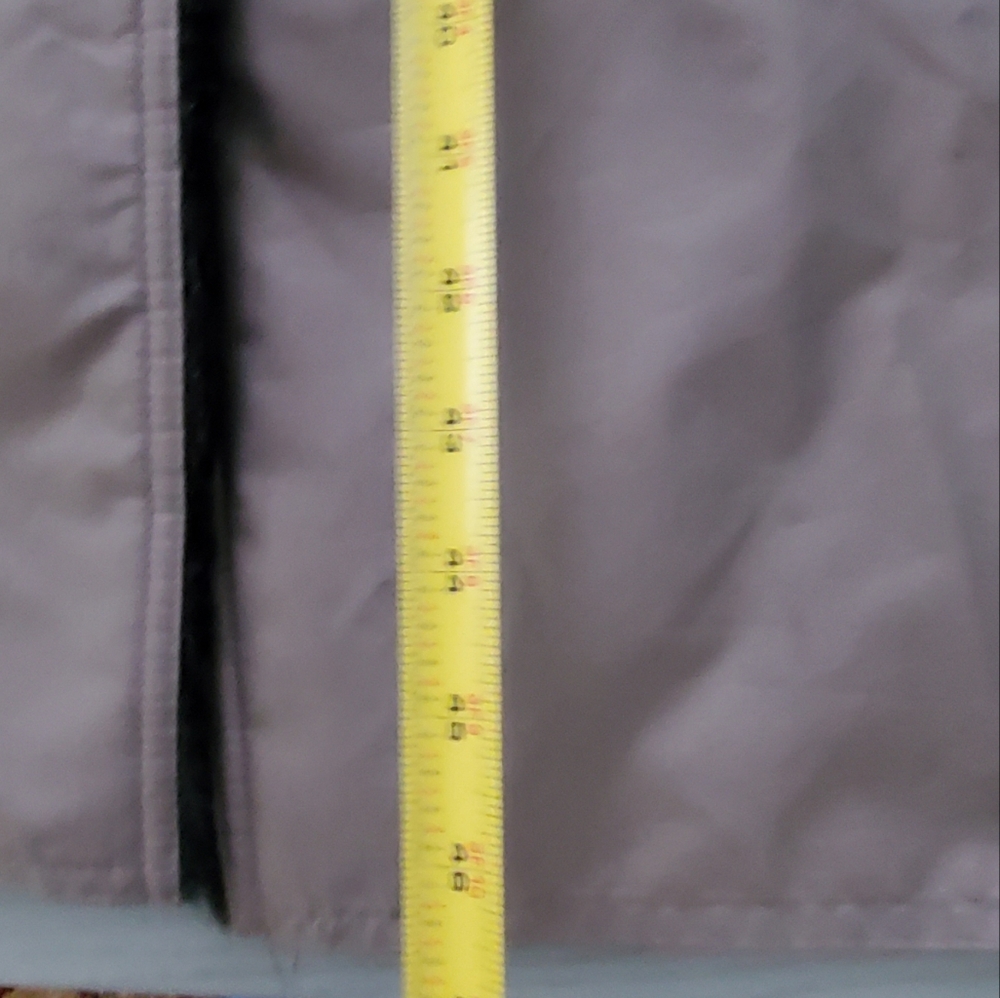Vintage Claude Havrey Tan Nylon Faux Fur Liner Coat. XL. - Picture 12 of 14